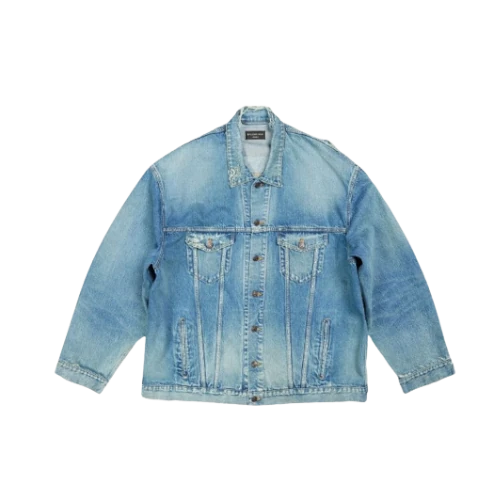 Balenciaga Destroyed Denim Jacket