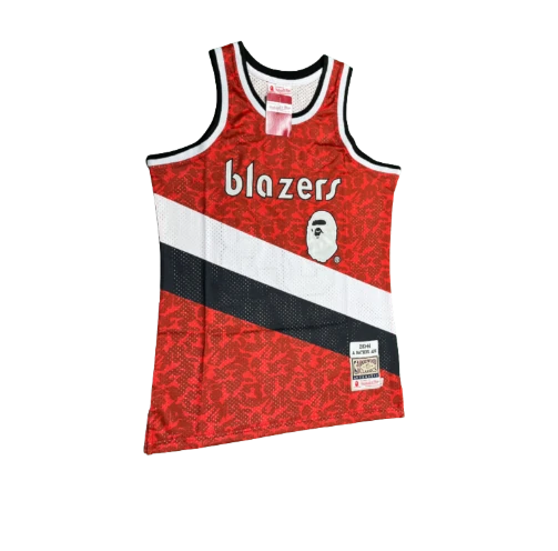 Bape Blazers Red Jersey