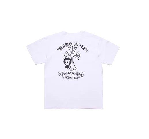 Bape tee X Chrome Hearts	