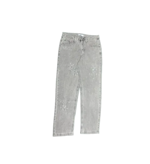 Broken Planet Star Jeans Grey