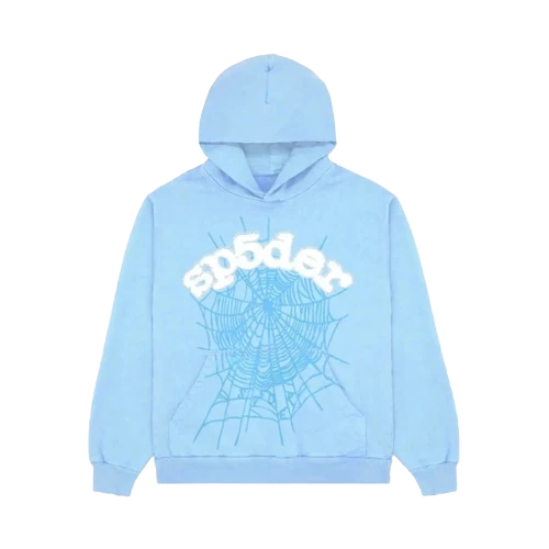 Sp5der Baby Blue Hoodie