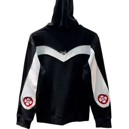 BLACK EVISU ZIP-UP