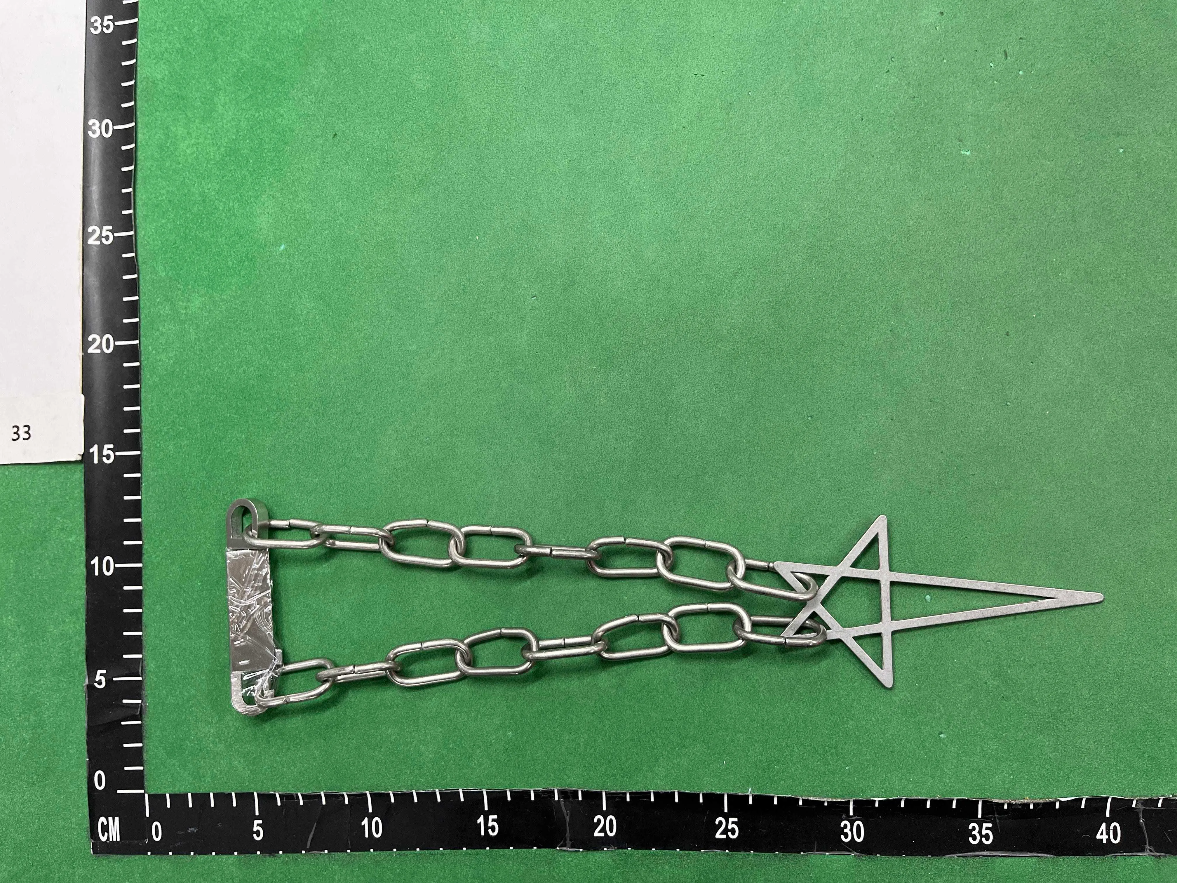 Rick Owens Pentagram Necklace