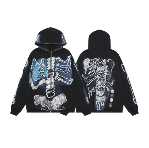 TRAVIS SCOTT X KAWS ZIP UP