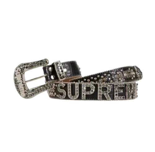 SUPREME RHINESTONE BELT
