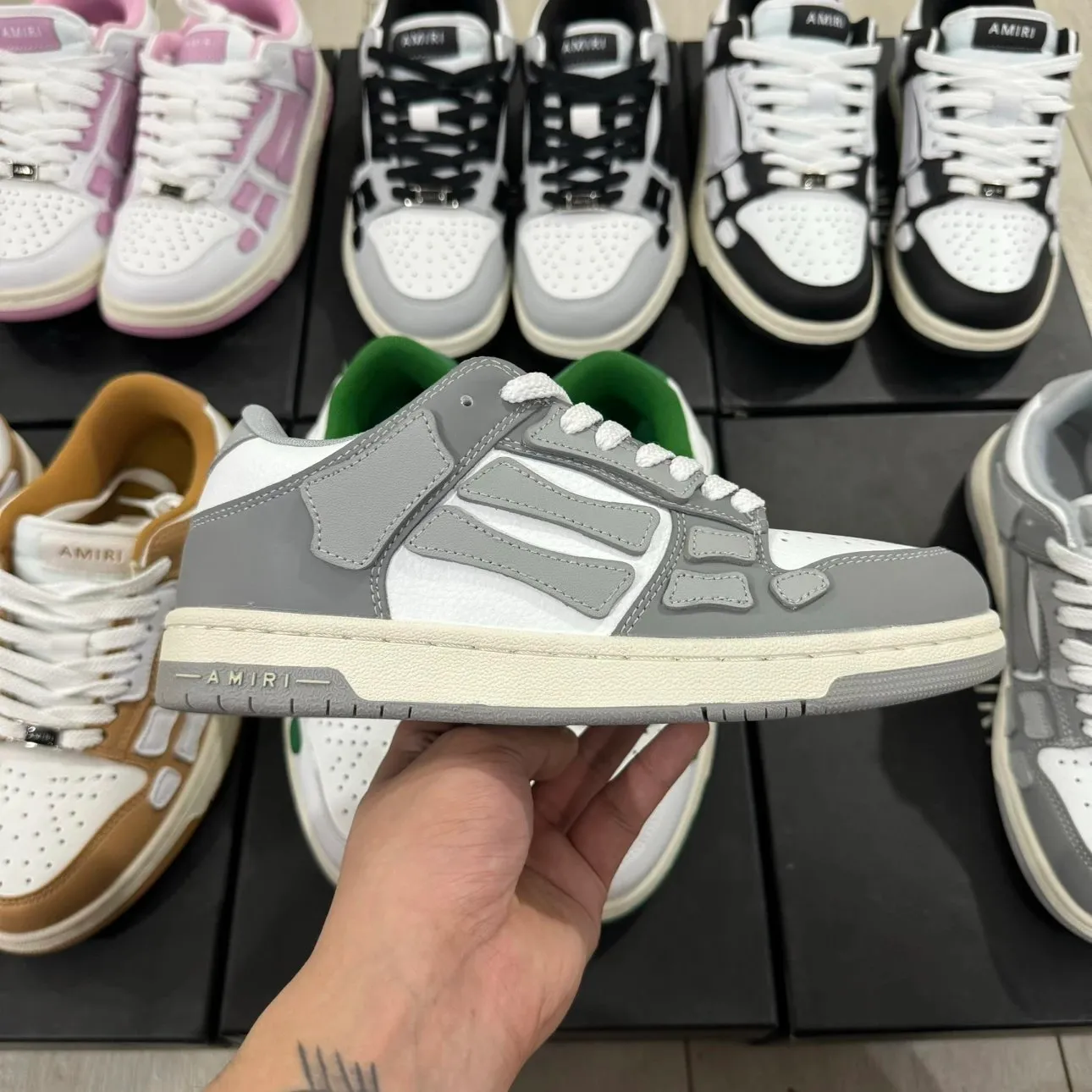 Amiri skeleton shoes