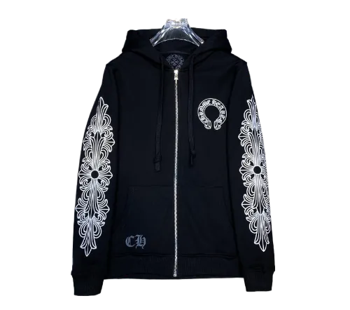 CHROME HEARTS ZIP UP HOODIE