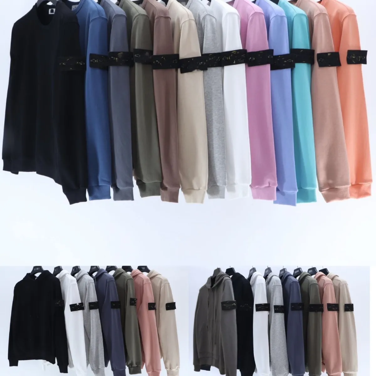 stone island hoodie (37colours)