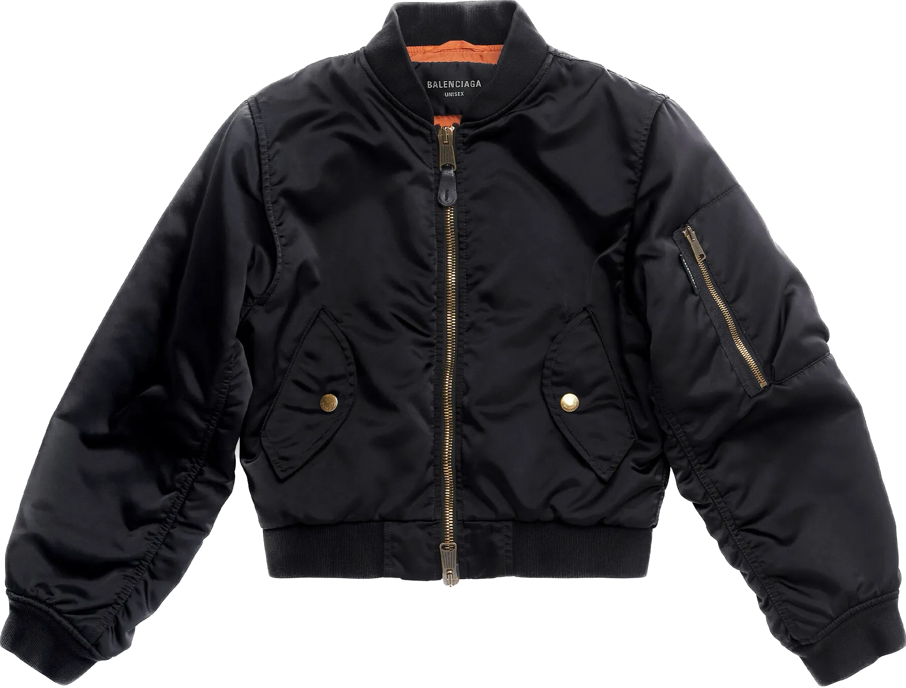 Balenciaga Cropped Bomber Jacket 