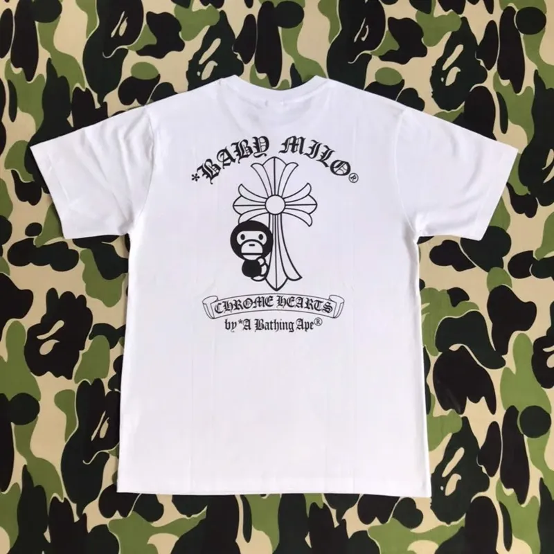 Bape x chrome hearts tee