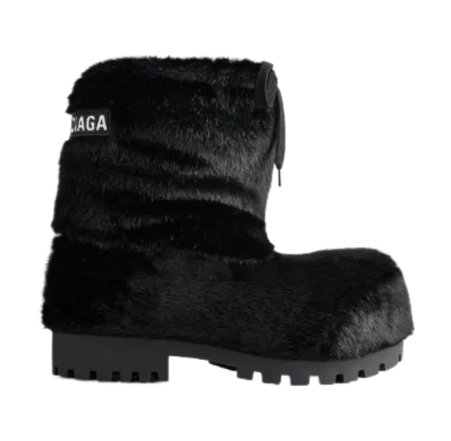 BALENCIAGA FUR BOOTS