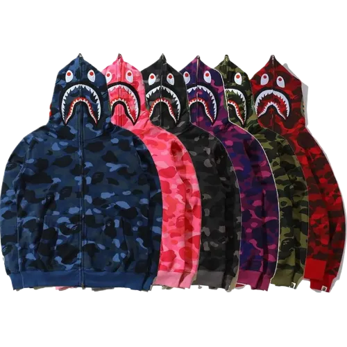 BApe Shark ZIPPER hoodie