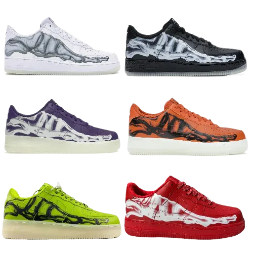 air force 1 skeleton