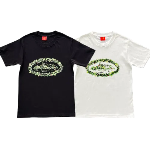corteiz tees round grass 