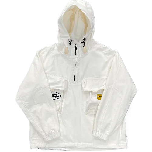 corteiz jacket Slant pocket white