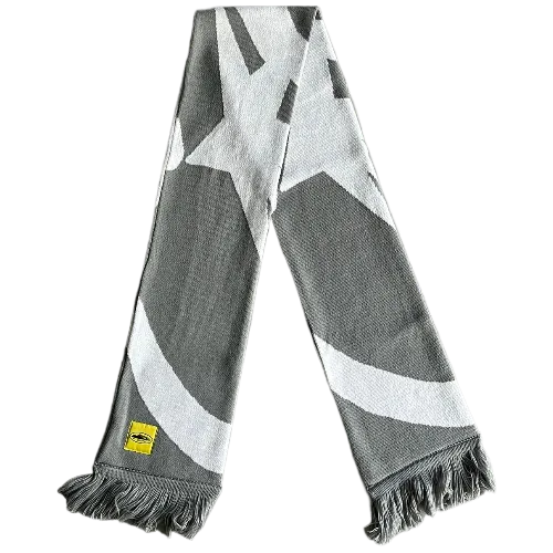 corteiz Scarf wraps Grey and White 