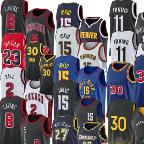  NBA Jersey Tanktop Bulls - Warriors - Nuggets - Nets