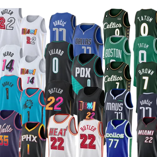  NBA Jersey Tanktop Heat - Lone Ranger - Mavericks - Suns -  (80 Colorways)