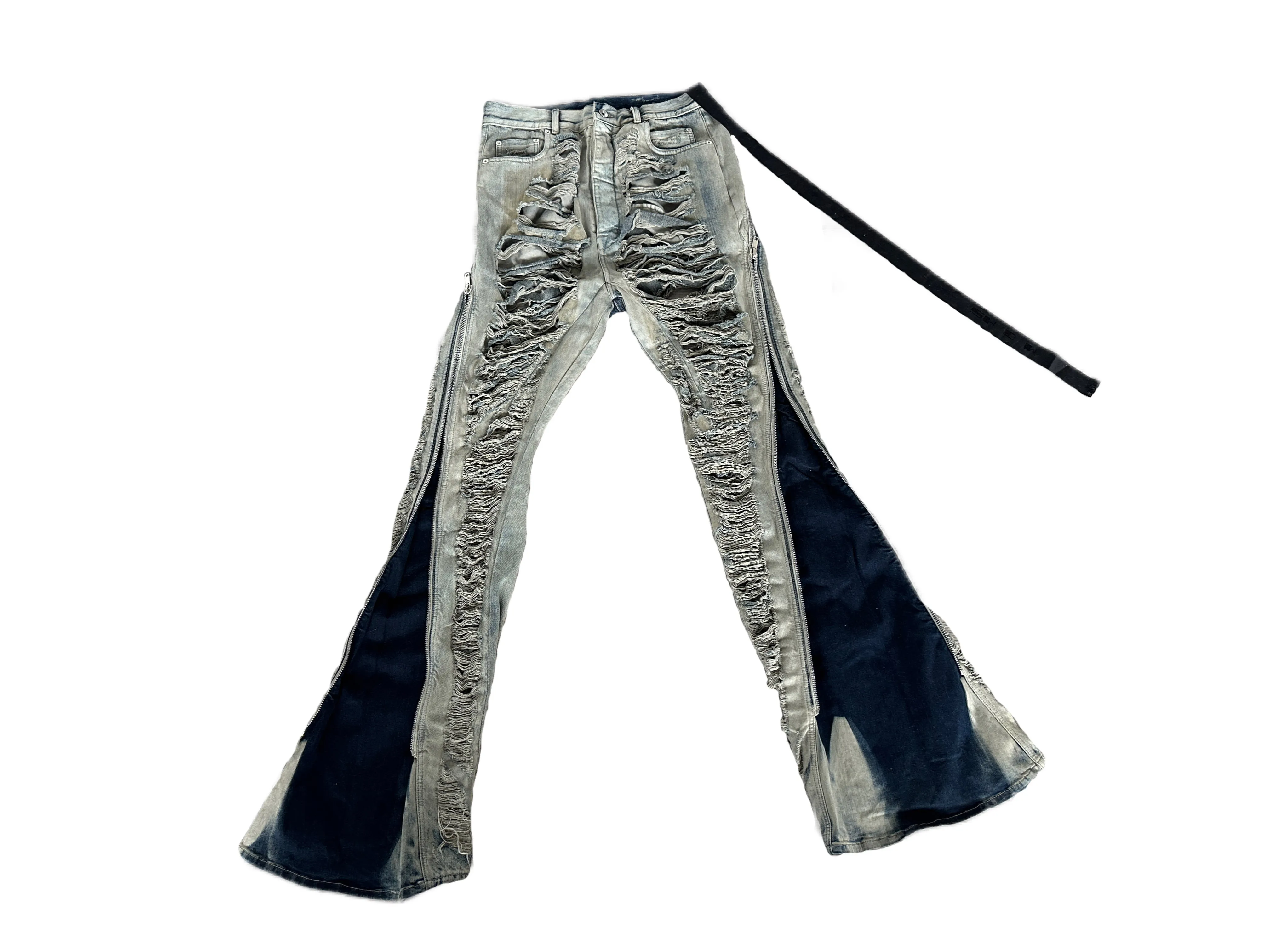 Rick Owens Ripped Bolan Banana Pants 