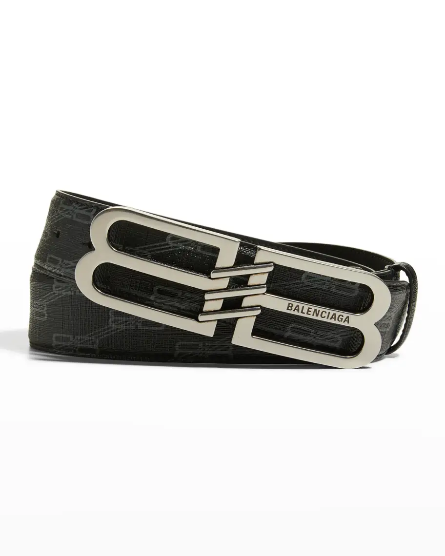 Balenciaga BB-Monogram Belt 
